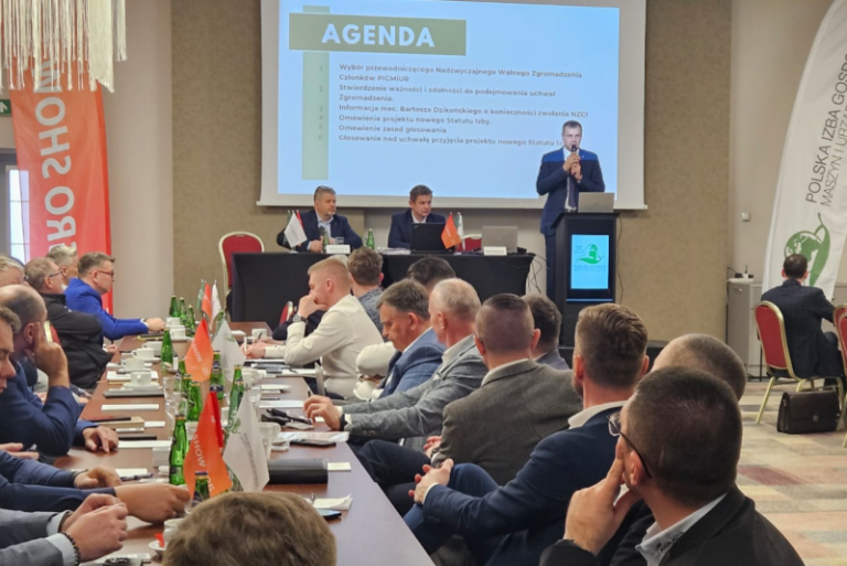 Extraordinary General Meeting of Members of the Polish Chamber of Commerce of Agricultural Machines and Facilities