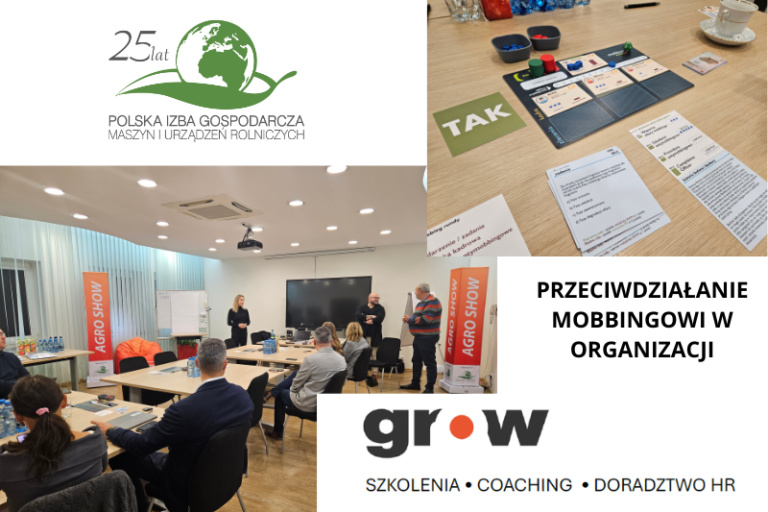 Przeciwdziałanie mobbingowi w organizacji – szkolenie dla firm członkowskich